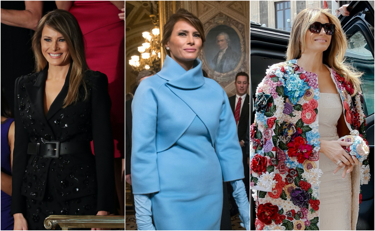 Los outfits más lujosos de Melania Trump