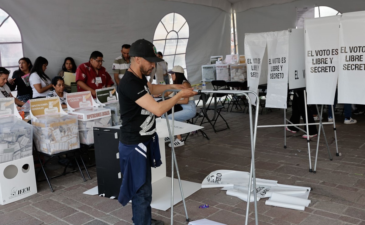Quema de casillas, robo de paquetes, golpes a diputados; el saldo de la jornada electoral en los estados de la República