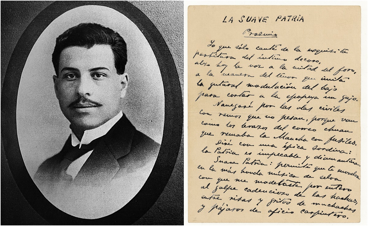Publicarán los manuscritos  de "La suave patria" y otros poemas de Ramón López Velarde