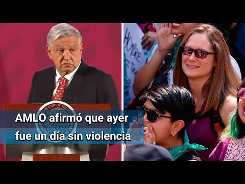 Descarta AMLO que su gobierno vaya a cambiar la estrategia de combate a los feminicidios