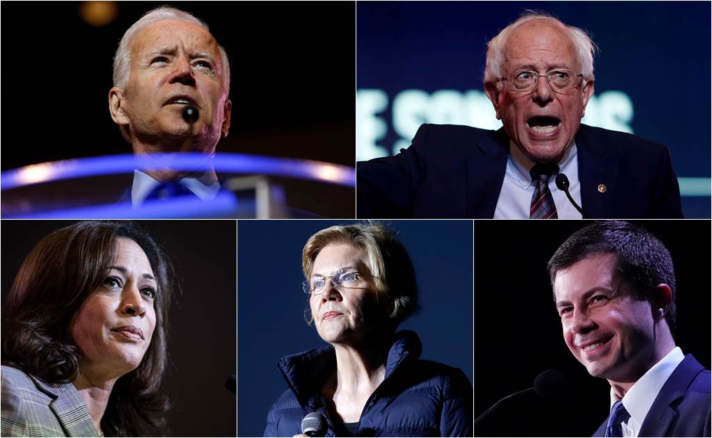 Los cinco principales aspirantes demócratas a la Casa Blanca