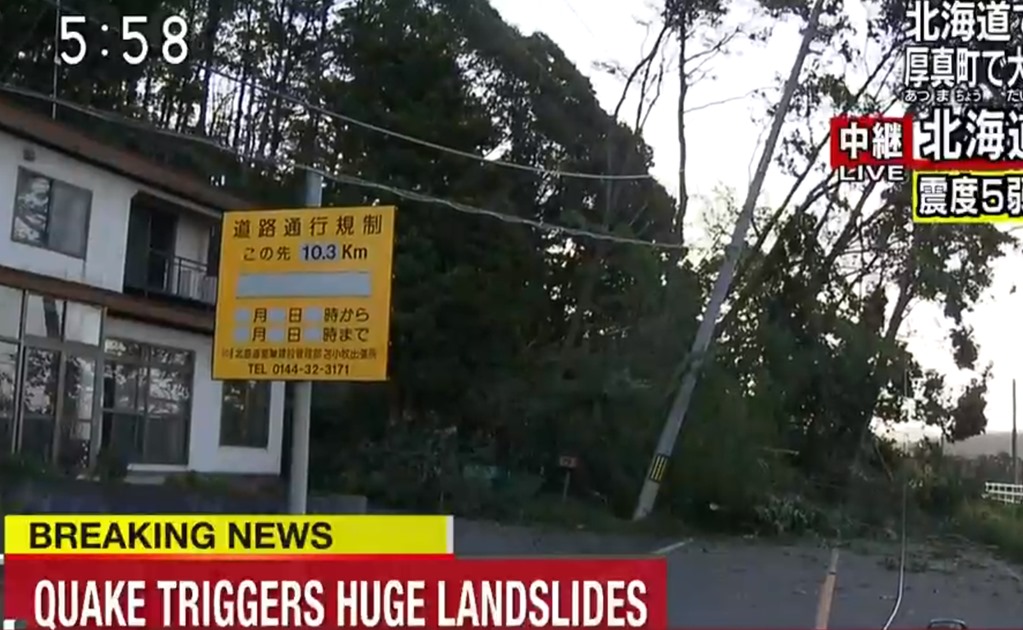 ​Reportan colapso de edificios tras sismo de 6.7 grados en Japón
