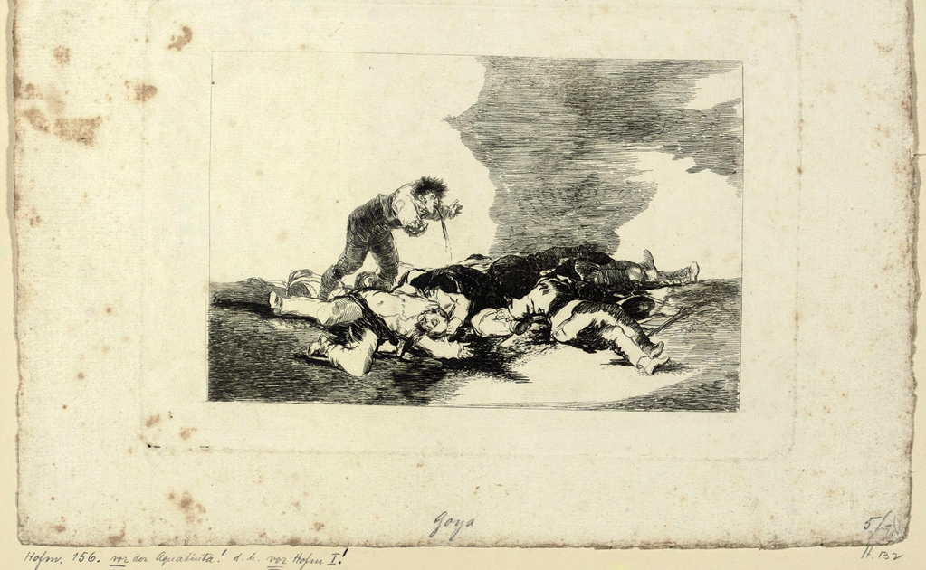 Crudeza de la guerra pintada por Goya protagoniza muestra en Bélgica