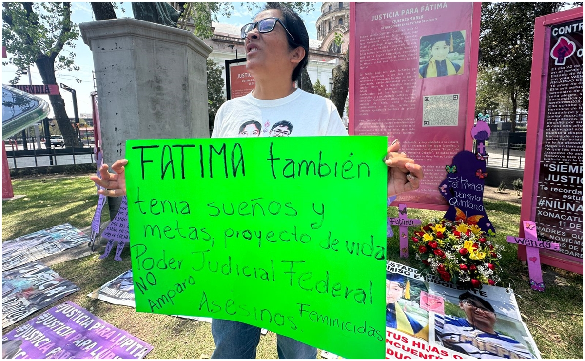 Madres de víctimas de feminicidio protestan en Toluca tras amparos otorgados a los feminicidas de sus hijas