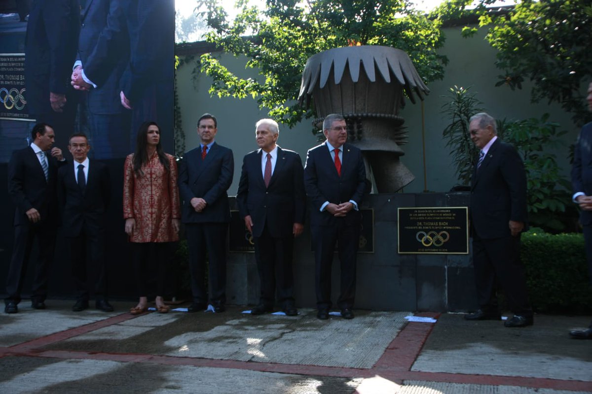 Thomas Bach, presidente del COI, de visita en México