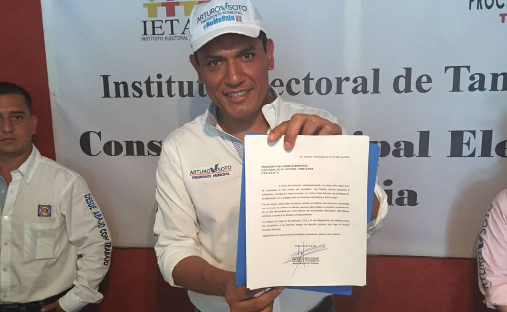 Candidato panista solicita debate en Ciudad Victoria