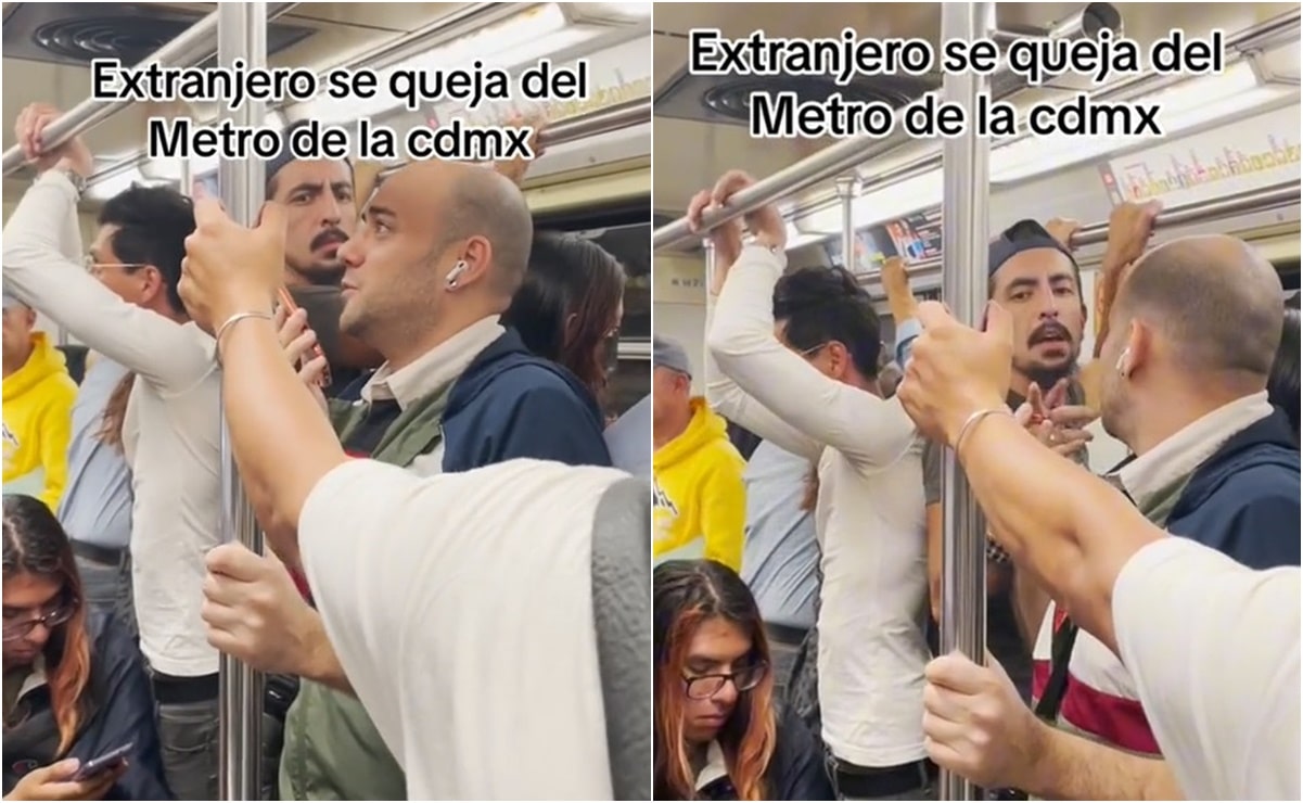 Actuado y para publicidad, video viral del extranjero que critica Metro de CDMX