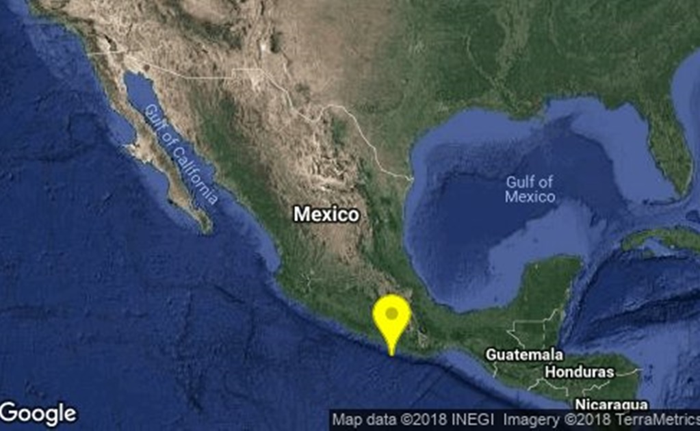 Registran sismo de 5 grados en Pinotepa Nacional, Oaxaca