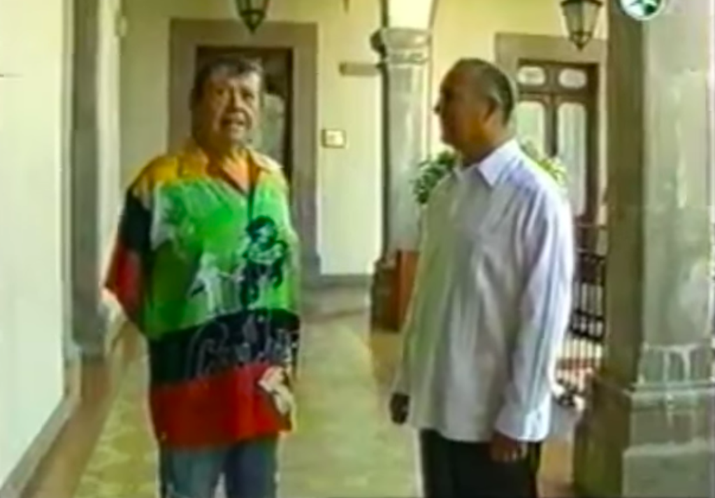 El día que Chabelo visitó la Casa de la Corregidora y el Teatro de la República 