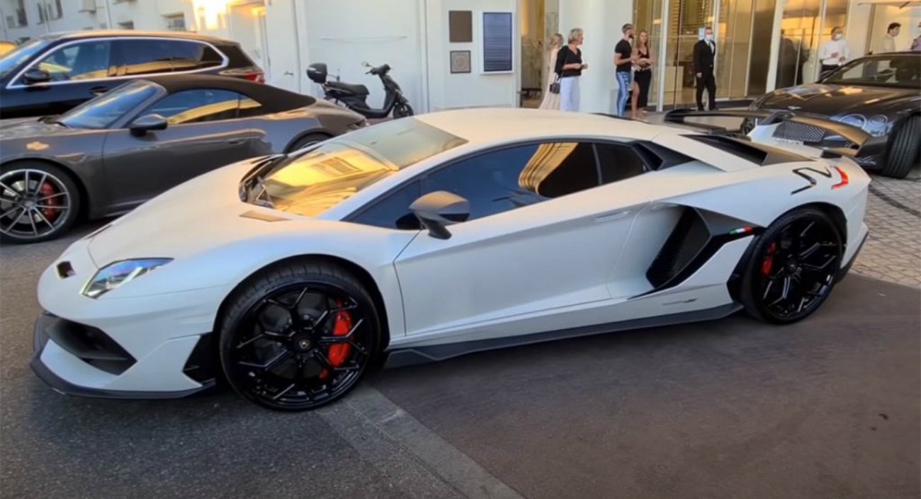 Lamborghini Aventador SVJ de futbolista podría ser triturado