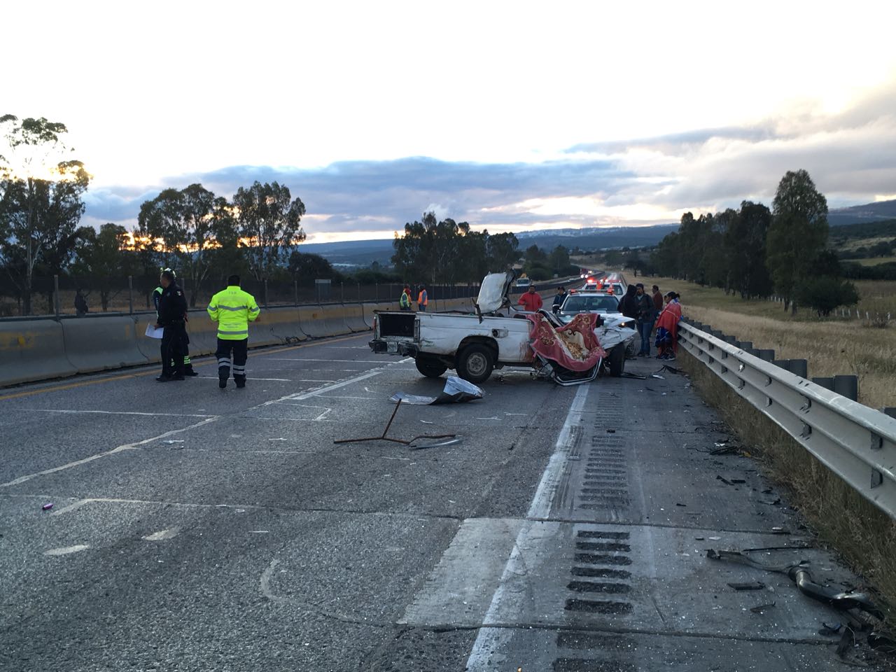 Se registró accidente en el Libramiento Noreste 