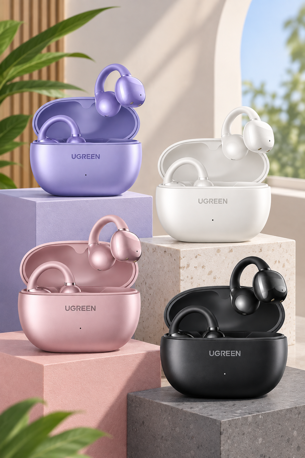 Audífonos UGREEN tipo clip Bluetooth