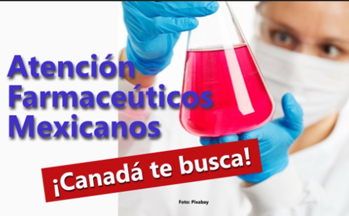 Trabajo en Canadá. Buscan farmacéuticos mexicanos; pagan $37,600