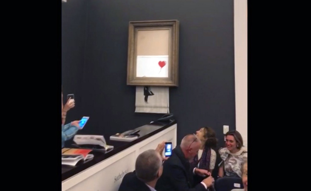 Banksy confiesa que quería destrozar su obra entera y falló
