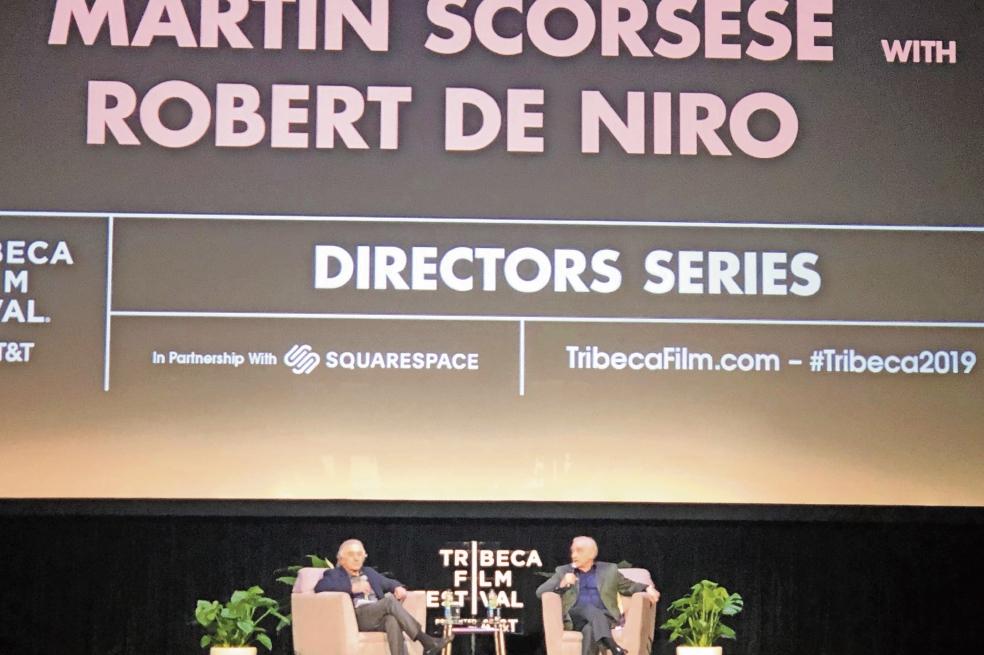 Scorsese charla con De Niro