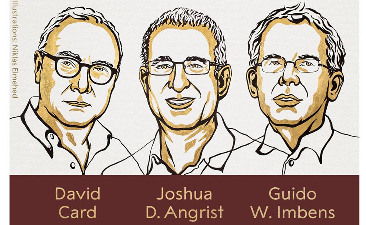 Otorgan premio Nobel de Economía a David Card, Joshua D. Angrist y Guido W. Imbens