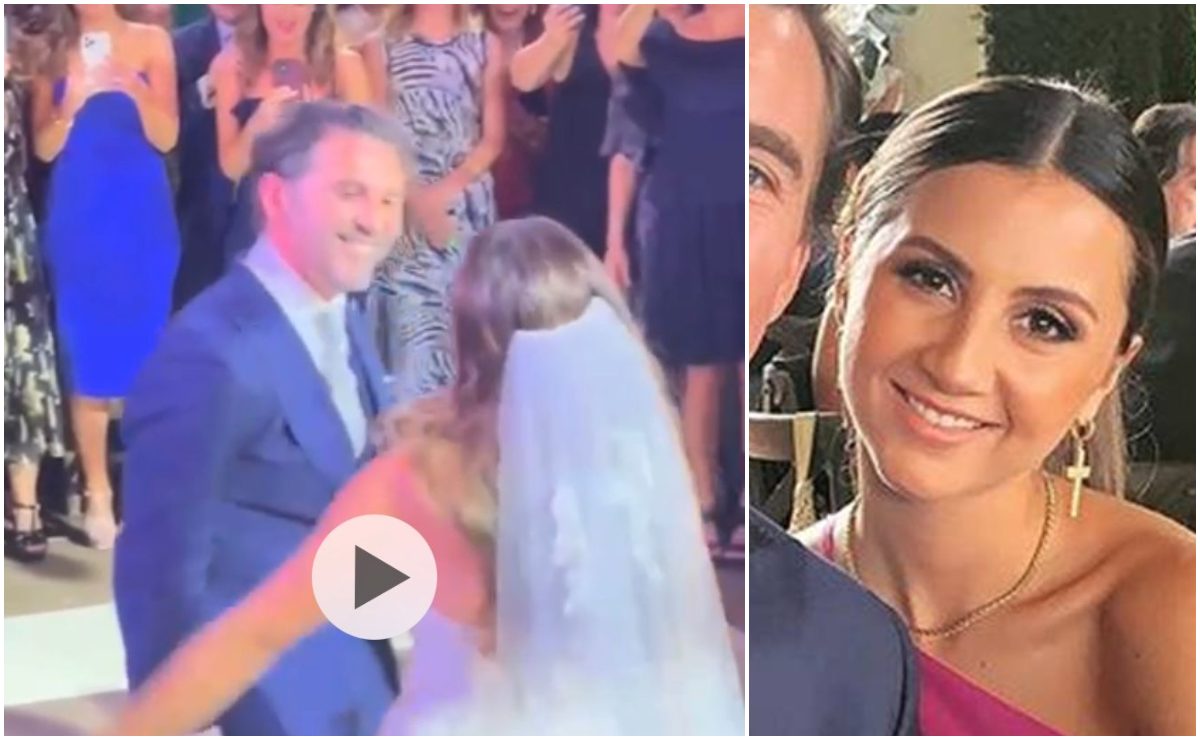 VIDEO: Pepe Bastón, muy bailador en la boda de su hija Natalia