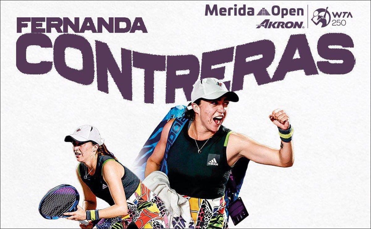 Fernanda Contreras debuta este martes en el Mérida Open 
