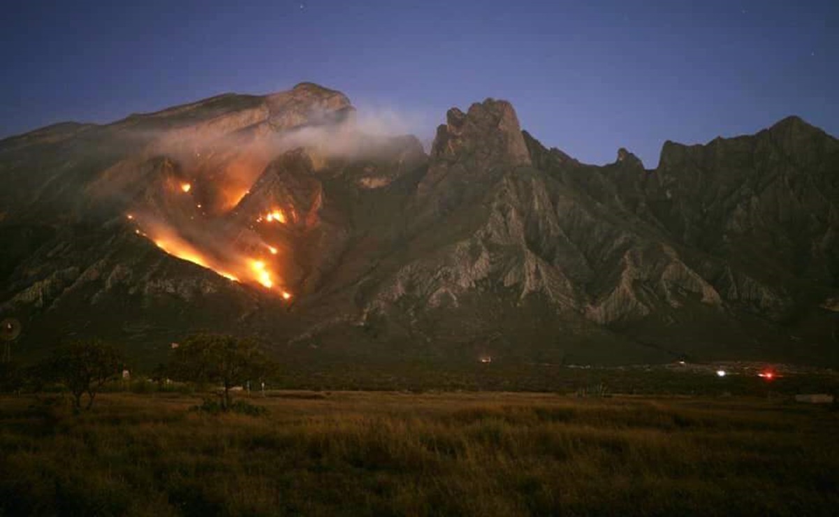 Incendio forestal consume 20 hectáreas de vegetación en Nuevo León 