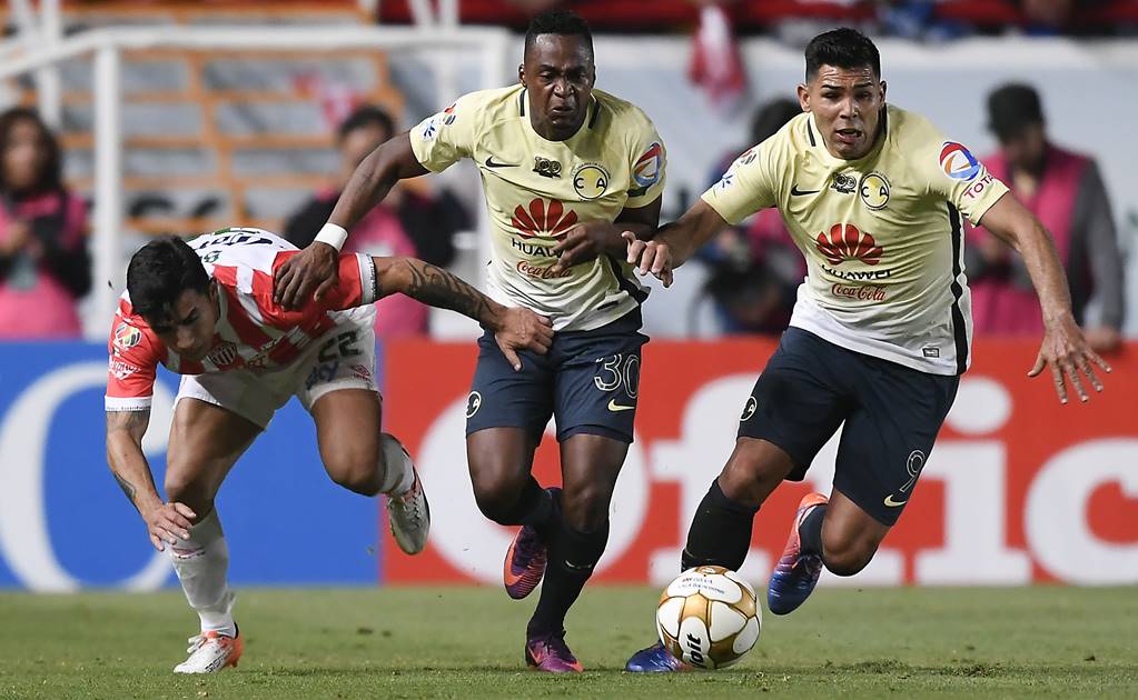 Necaxa y América empatan 1-1 en el Estadio Victoria 