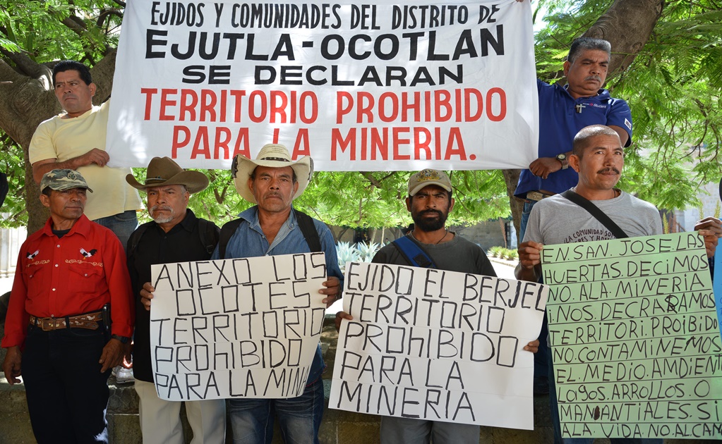 Exigen la cancelación de proyectos mineros en Oaxaca