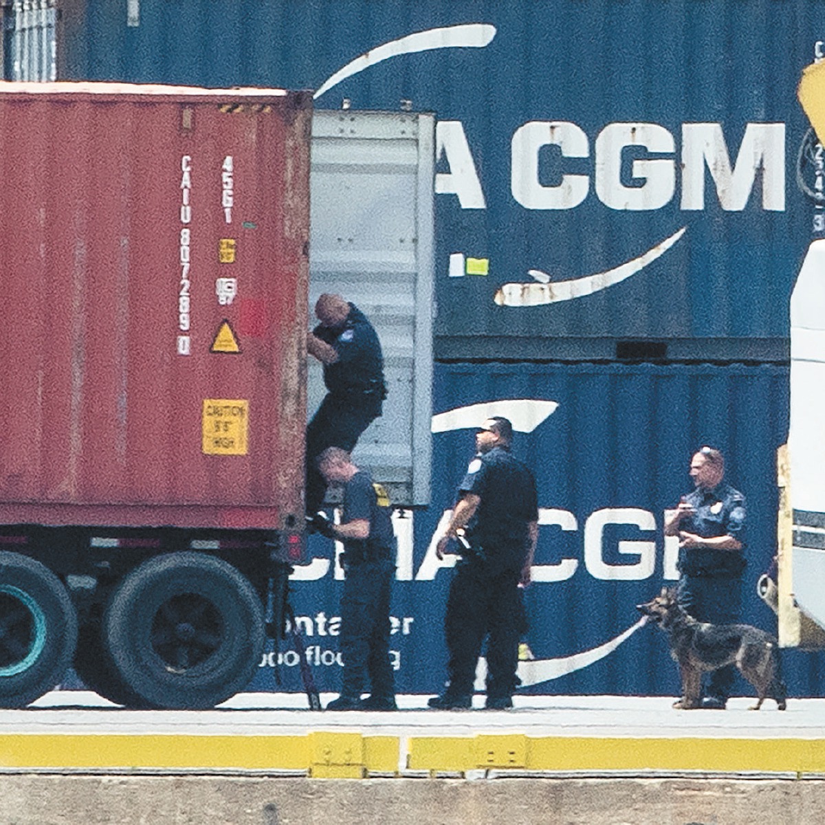 Decomisan 16.5 ton de cocaína en un barco en EU