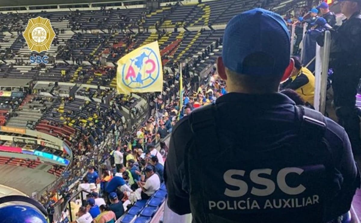 Casi 3 mil policías vigilarán el clásico de liguilla América VS Chivas en el Azteca