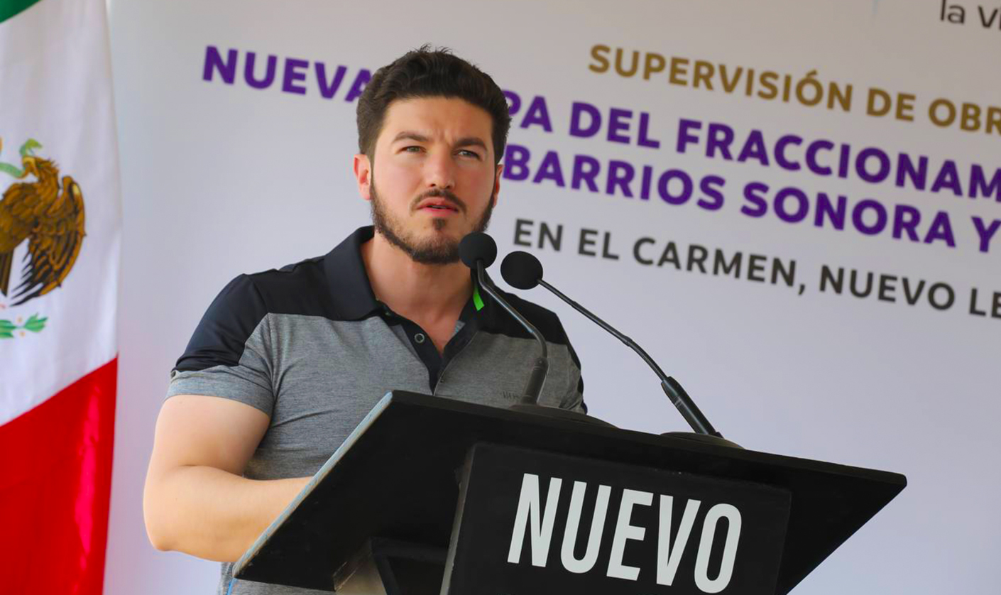 Samuel García supervisa ampliación del Fraccionamiento "Alianza Real" en Nuevo León