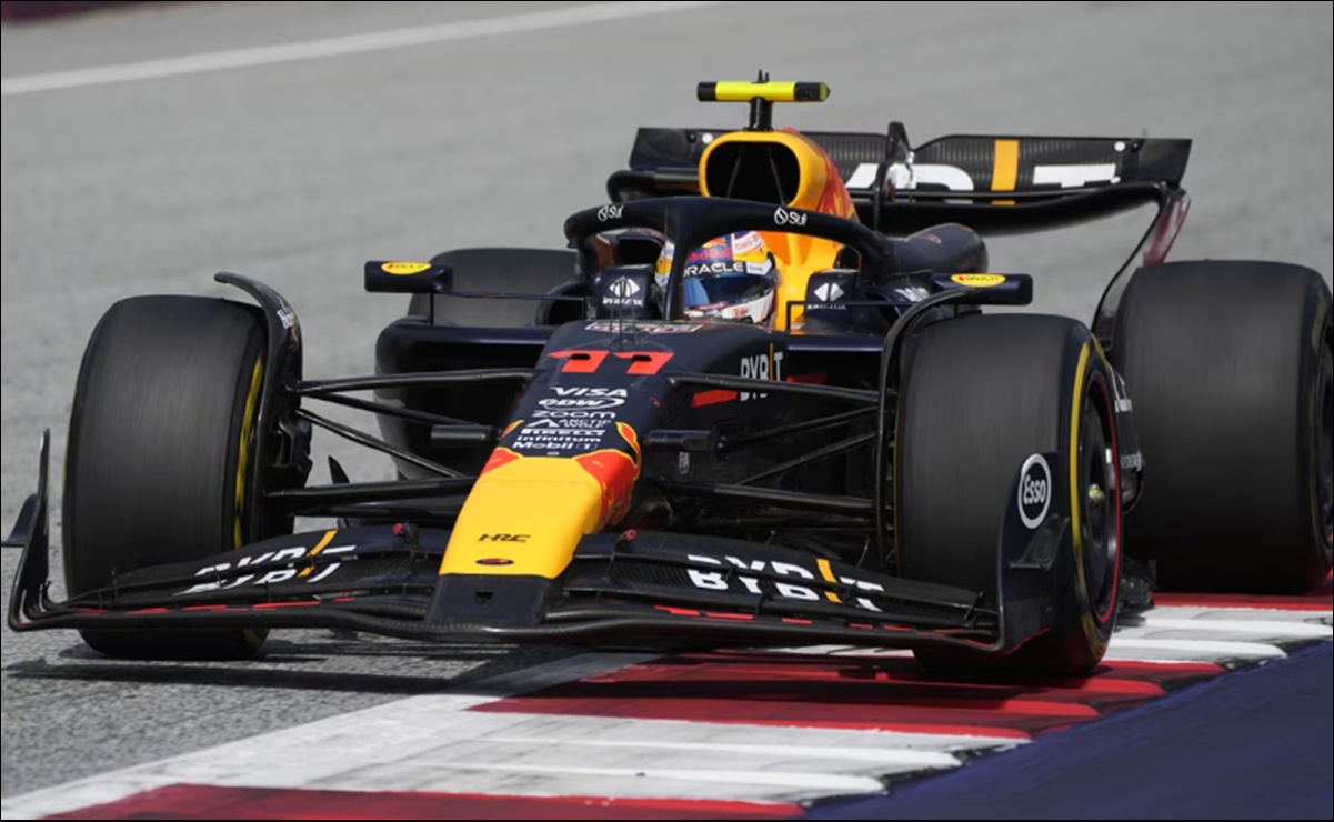 Sergio Pérez finaliza tercero en la segunda práctica libre del Gran Premio de Gran Bretaña