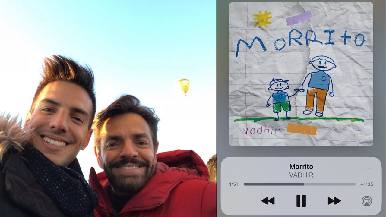 Esto dice la canción de Vadhir que le escribió a su papá Eugenio Derbez para sanar sus heridas