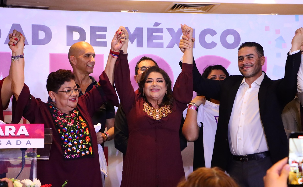 Clara Brugada se reúne con candidatos de Morena en la CDMX