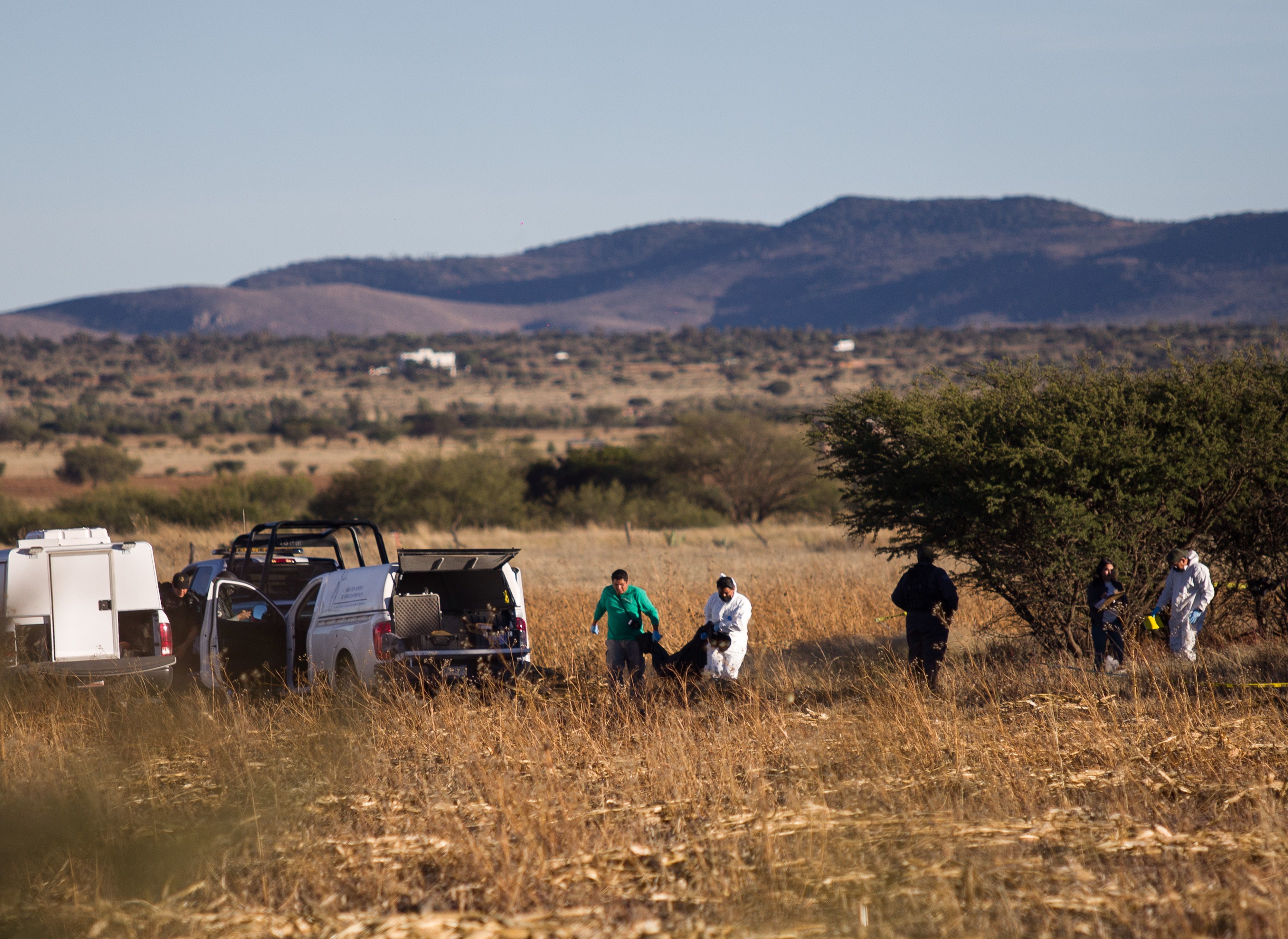 Hallan bolsas con restos humanos durante búsqueda de jóvenes del call center en Jalisco