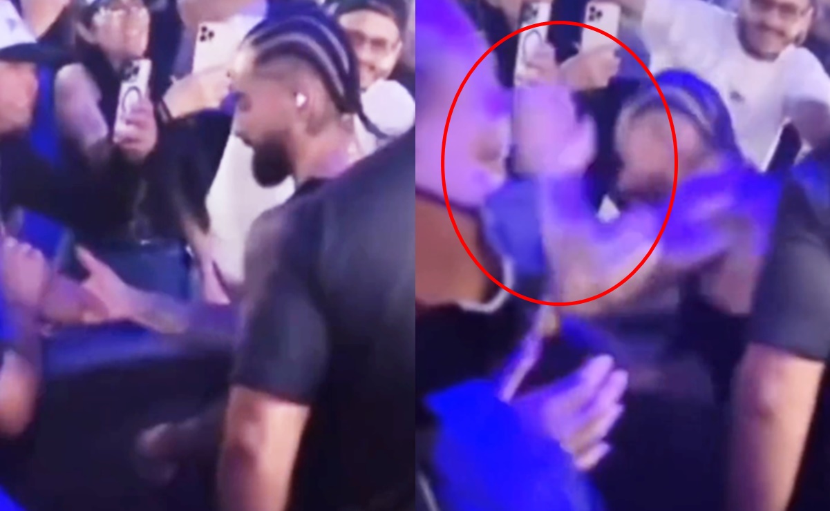 Reacción violenta de Maluma con un fan causa indignación en redes