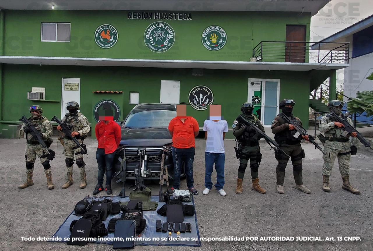 Participa Seguridad estatal en operativo conjunto en Tamuín, SLP