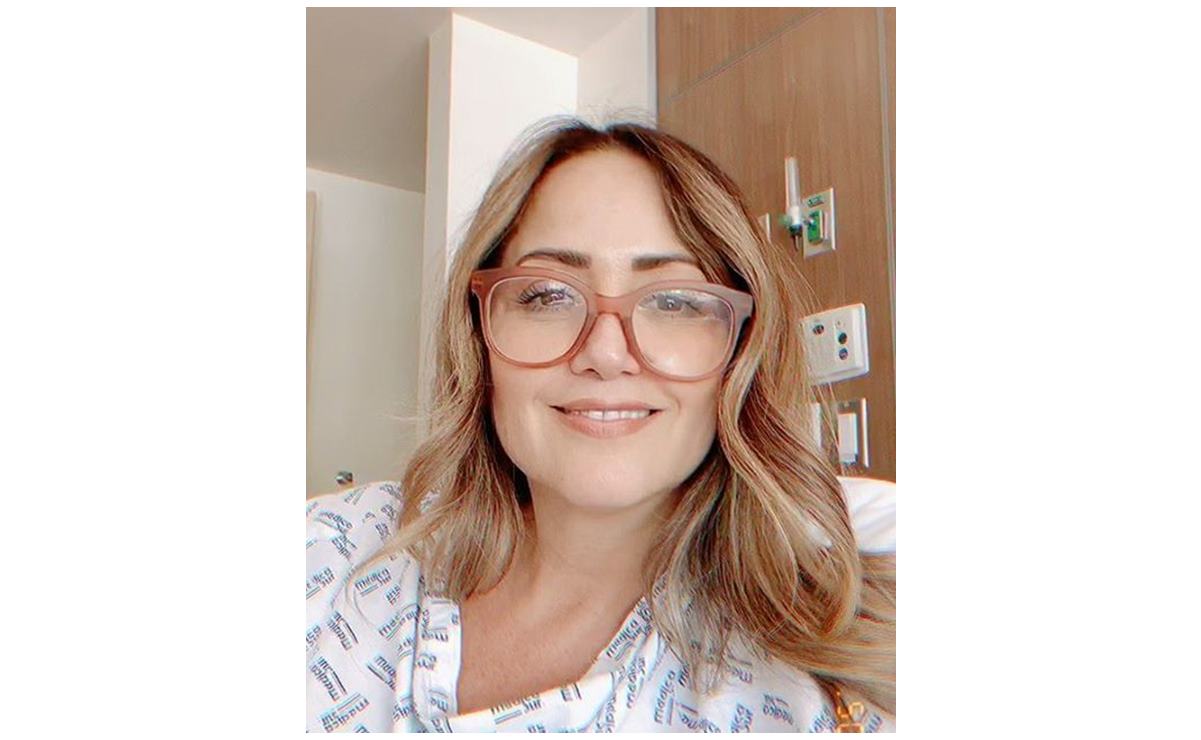 Desde el hospital, Andrea Legarreta combate el coronavirus y una neumonía