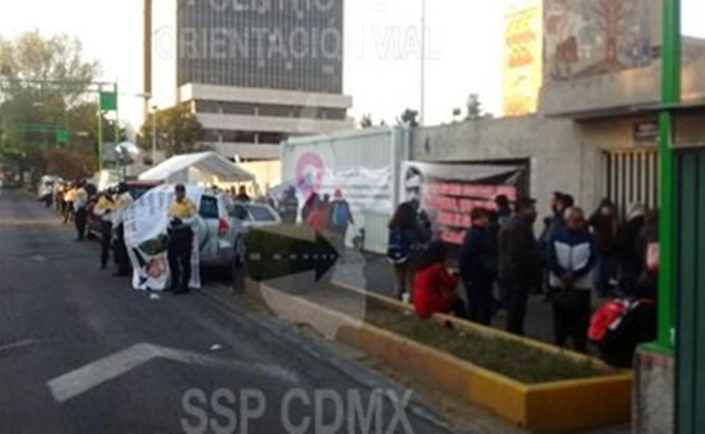 Manifestantes ocasionan complicaciones en Eje Central y Eje 4 Sur 