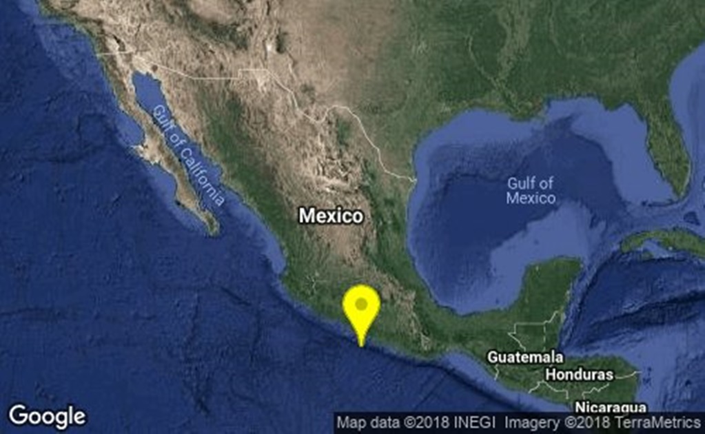 Se registra sismo de 4.3 grados en Coyuca de Benítez, Guerrero