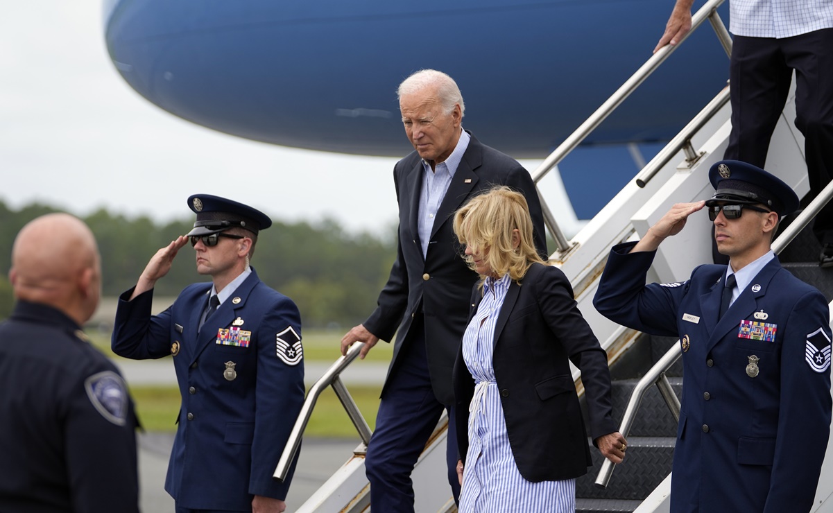 Biden llega a Florida para evaluar daños de Idalia; ¿se reunirá con Ron DeSantis?