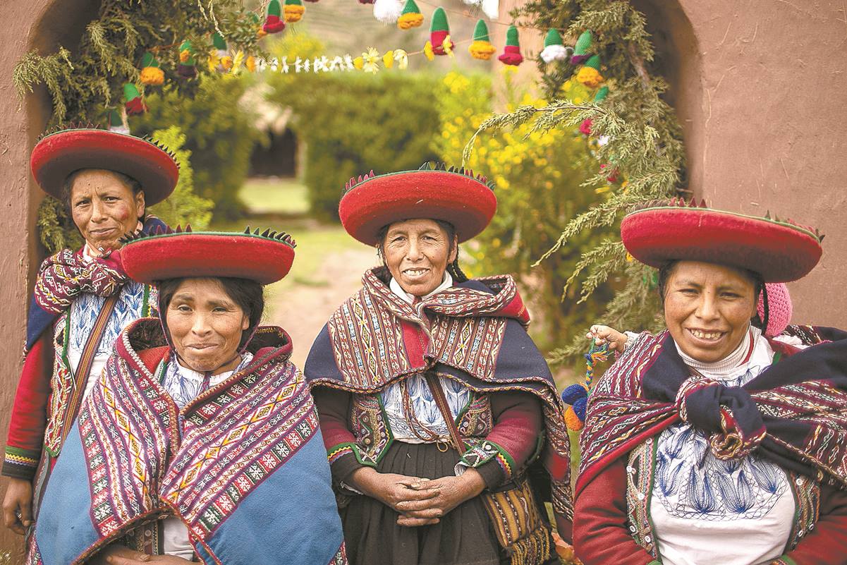 Mujeres quechua viven en las alturas