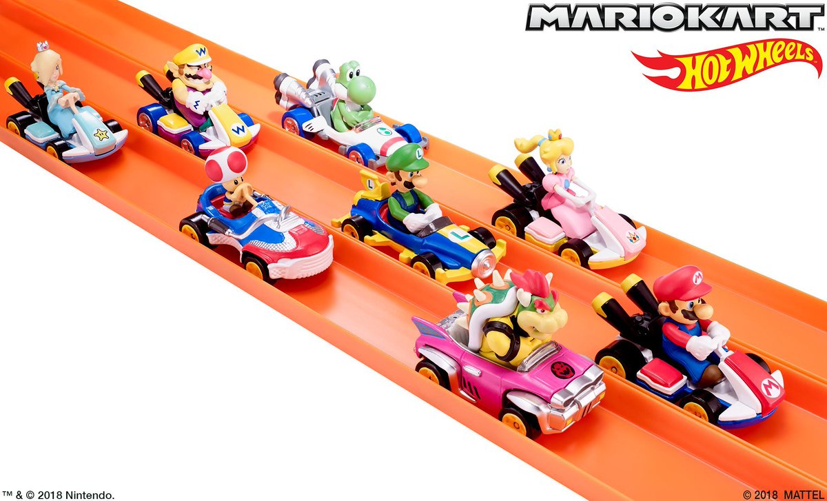 Hot Wheels tendrá colección de Mario Kart