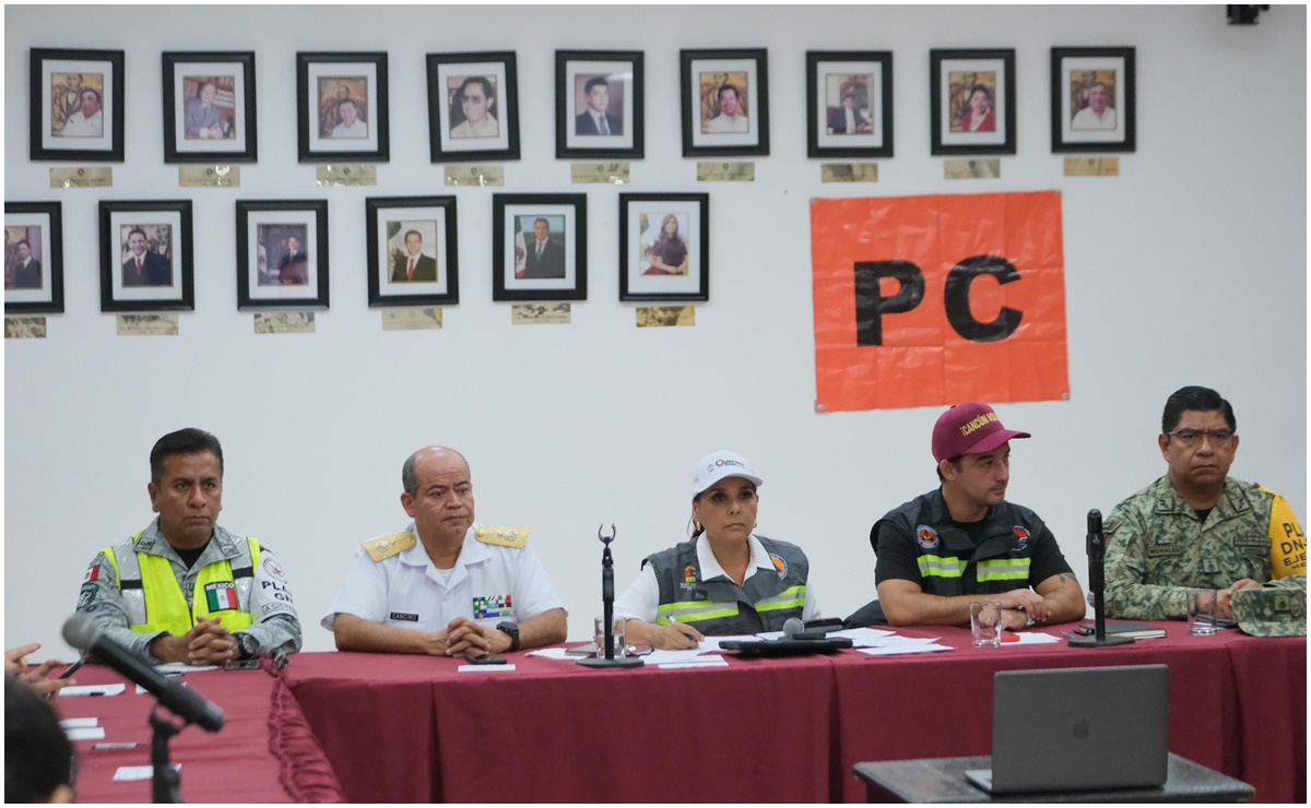 Mara Lezama instala Centro de Mando para vigilar fenómenos meteorológicos y  monitorear el Atlántico y el Caribe