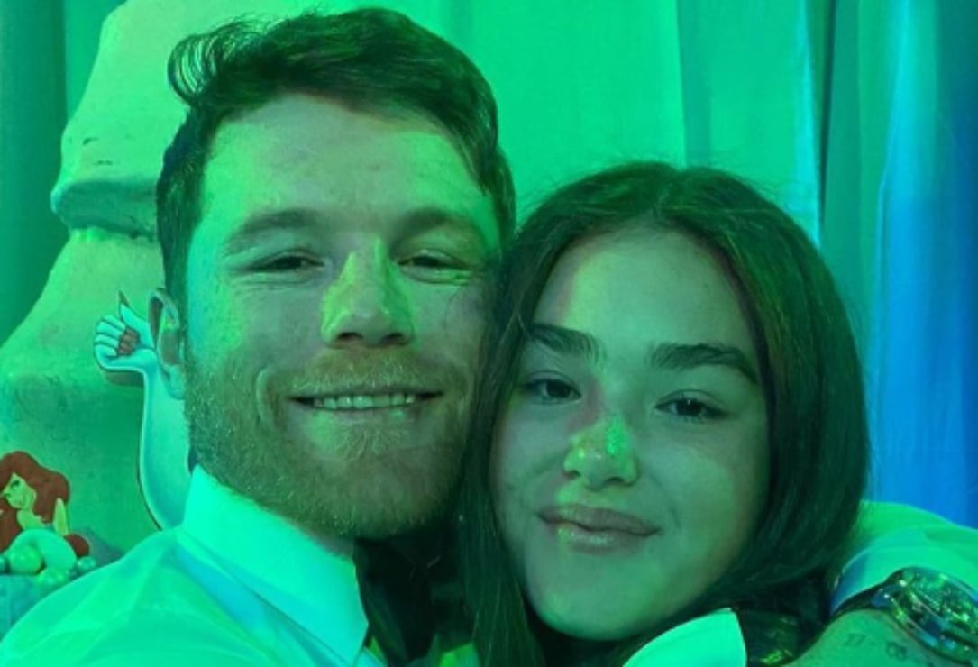 Emily Cinnamon comparte un dulce recuerdo con su papá 'Canelo' Álvarez previo a su pelea