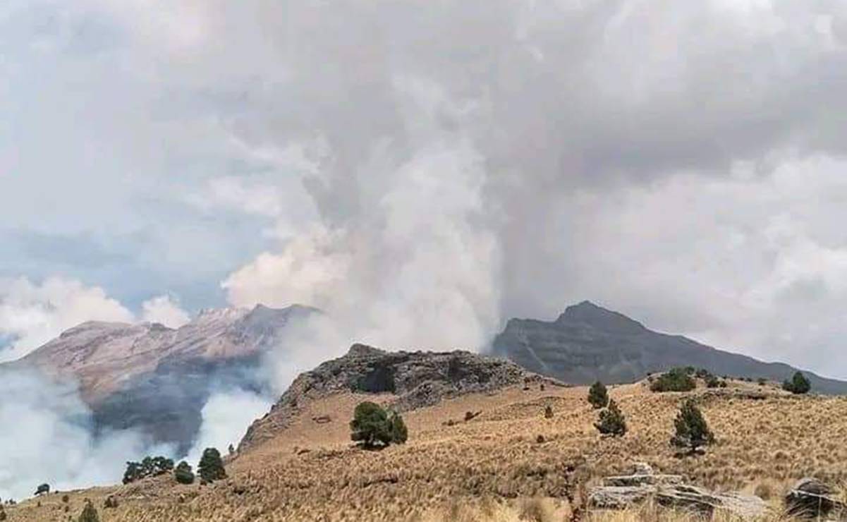 Cierran Parque Nacional Izta-Popo por incendio forestal causado por una fogata