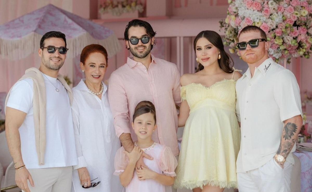 'Canelo’ Álvarez y su esposa revelan el nombre de su segunda hija en baby shower 