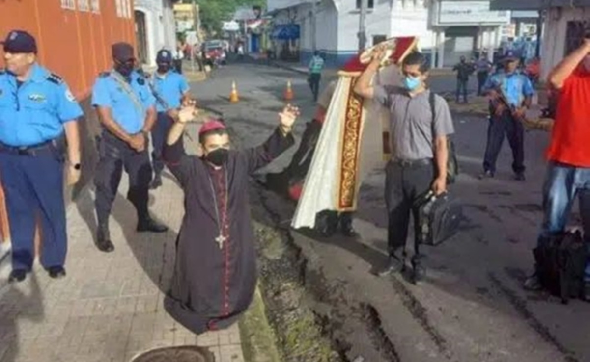 Iglesia Católica pide respeto a sus correligionarios tras detención del obispo de Nicaragua