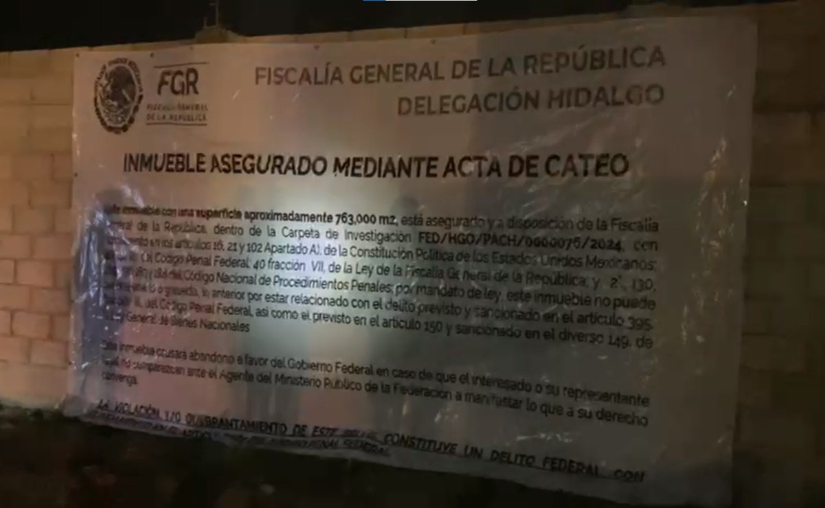 FGR y Conagua clausuran construcción de empresa china en Hidalgo; hallan a más de 100 personas asiáticas