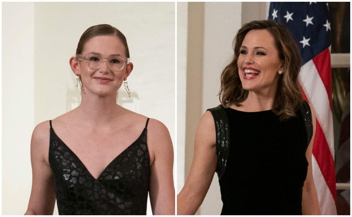 Jennifer Garner y su hija Violet hacen 'match' con hermosos vestidos en cena con Joe Biden