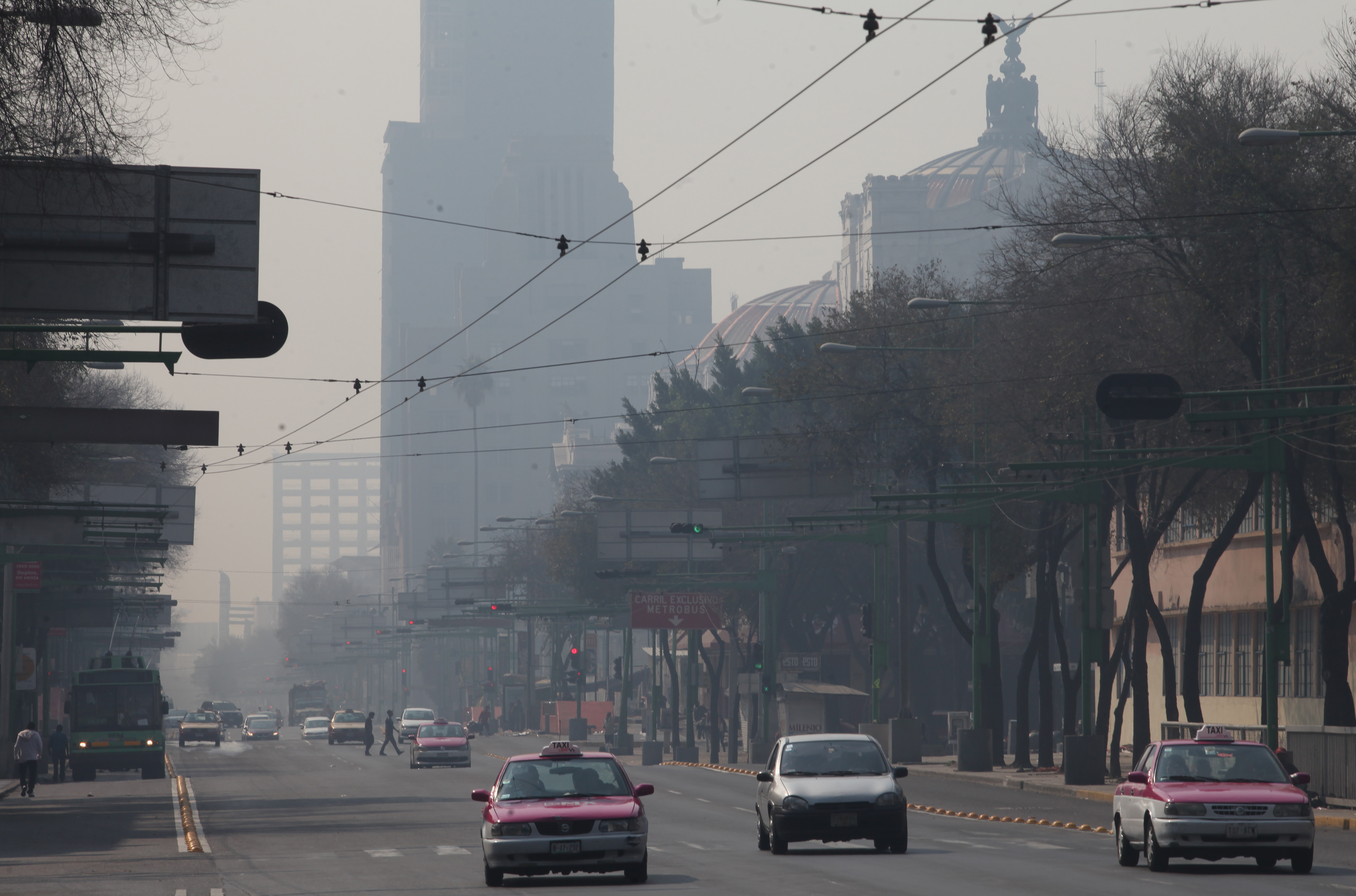 Persiste mala calidad del aire en Valle de México