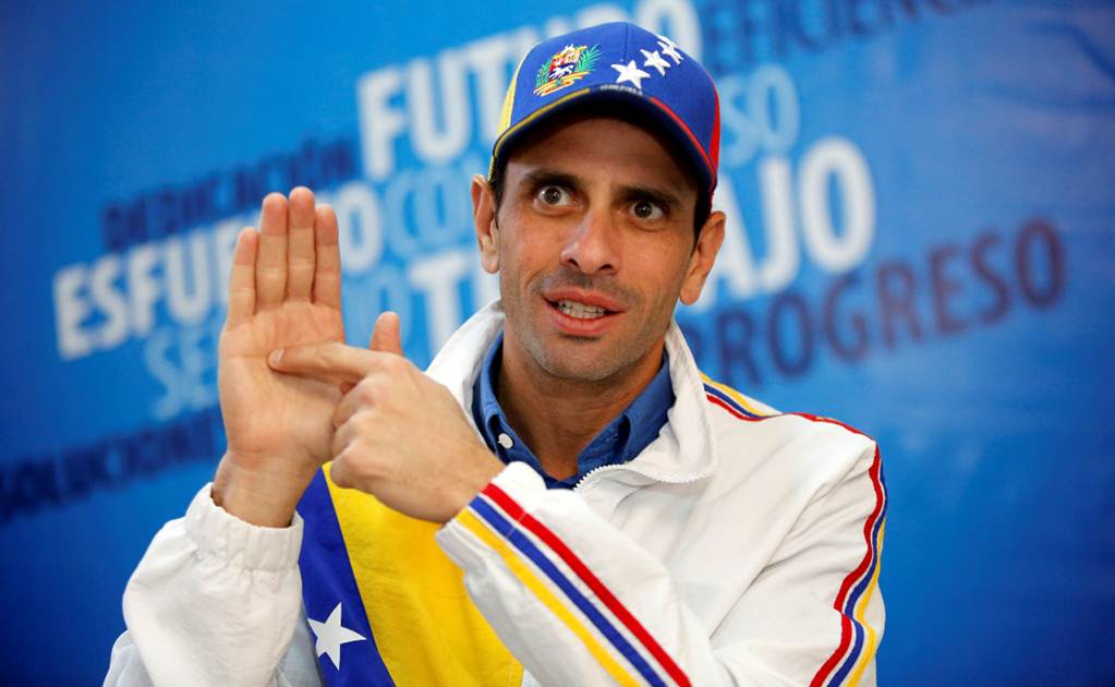 Insiste Capriles a OEA observación electoral en Venezuela