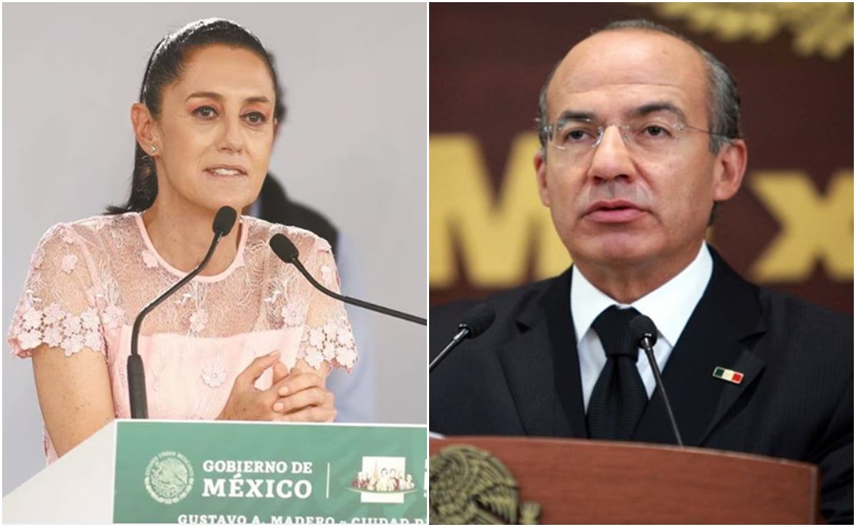 "Un presidente espurio, ahora pide que EU vigile las elecciones", responde Sheinbaum a Calderón